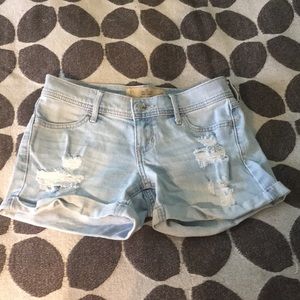 Low rise jeans shorts